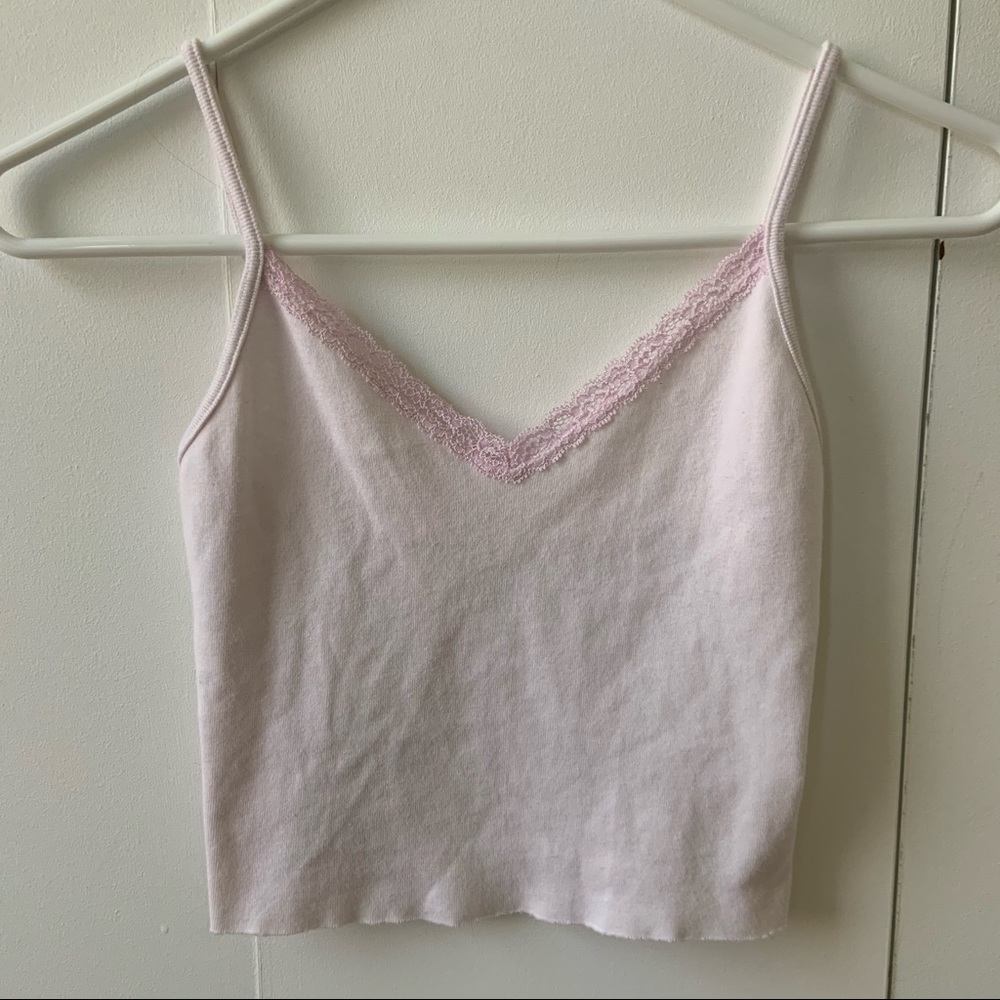 brandy melville nicolette lace tank